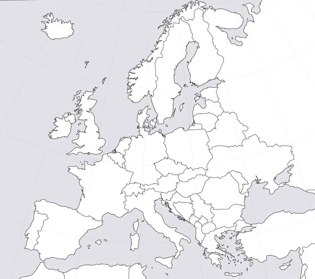 Mapa De Europa Político Y Físico Mudo Y Con Nombres Países 3649